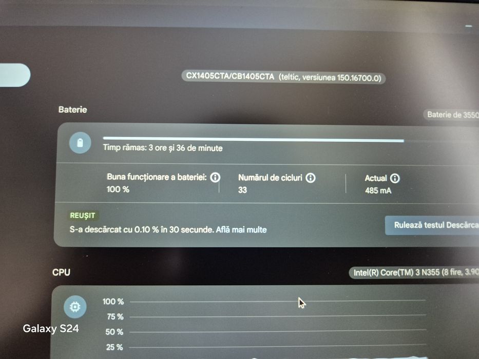 Laptop Asus chromebook plus CX1405CTA
