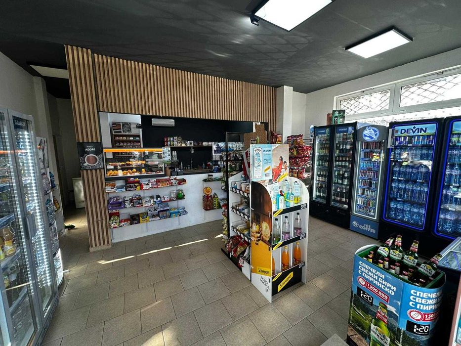 Продава се самоиздържащ се бизнес за форнетти, алкохол, цигари и кафе