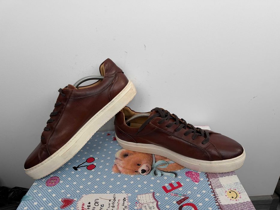 Tommy Hilfiger Premium Leather Cupsole Cognac''оригинални сникърси
