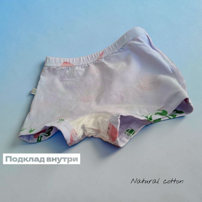 Детские трусы боксеры для девочек 3-7лет  4 пары