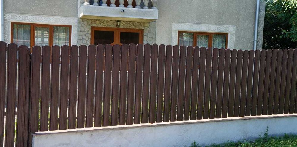 Garduri din panou stil jaluzele, sipca metalica, tabla si alte modele