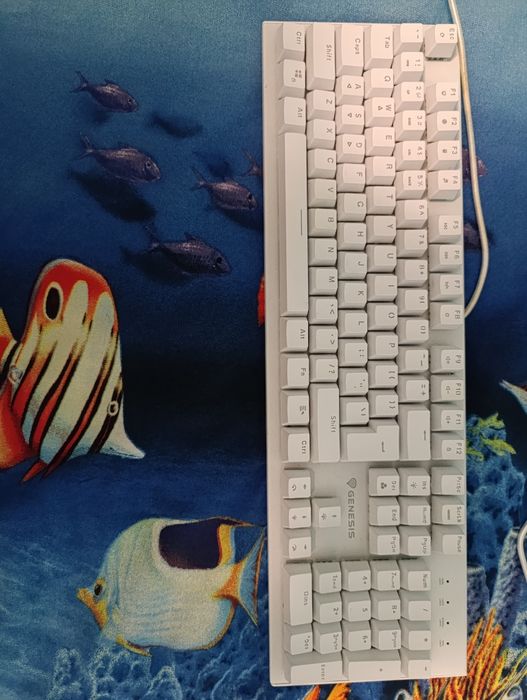Клавиатура Genesis white Thor 303 100%-ва