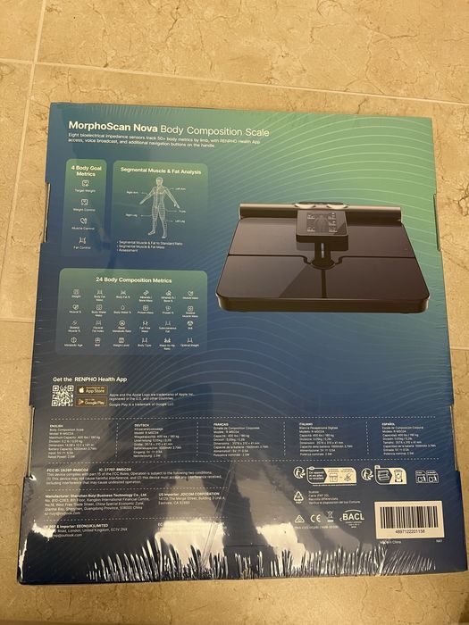 Renpho MorphoScan Nova Body Composition Scale