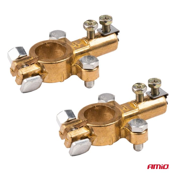 месингови клеми за акумулатор 800 a 2 броя amio-04390