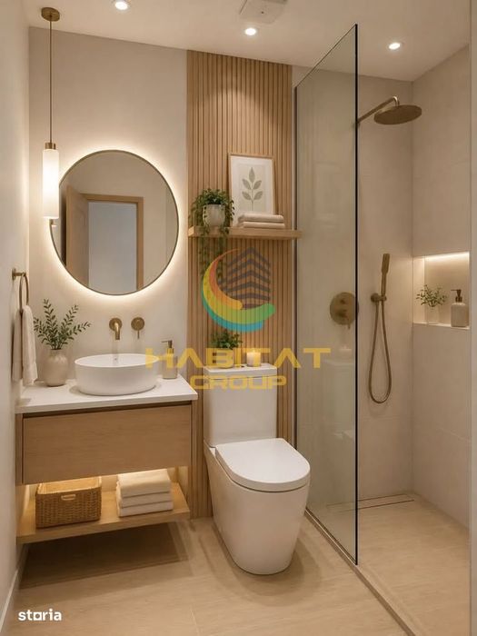 Apartament 2 camare / 47 mp / gradina proprie