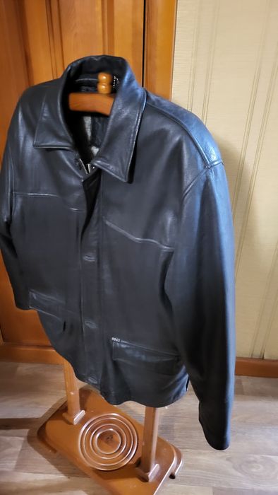 Куртка кожаная Boss