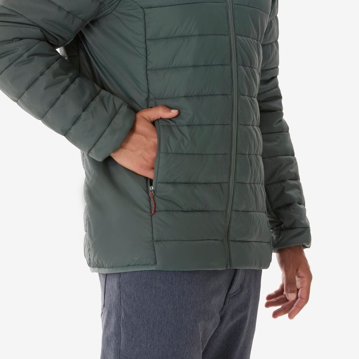 Geacă de drumeție, Mh500 verde bărbați - produs resigilat Decathlon
