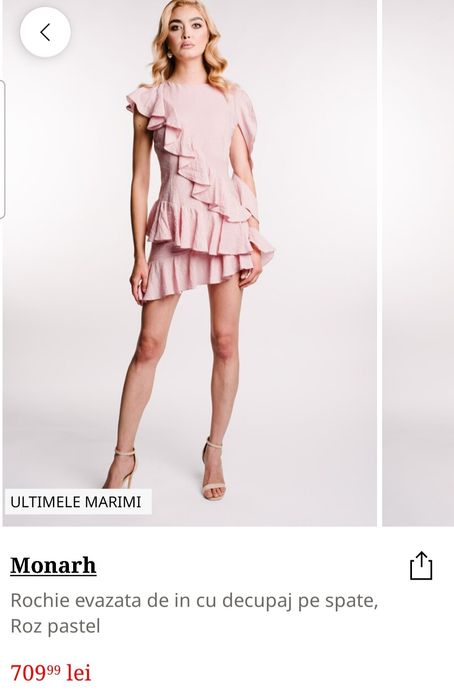 Rochie din in  Monarh
