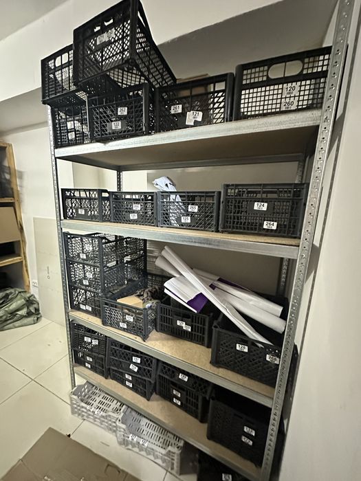 Стеллажи, корзины (ячейки)