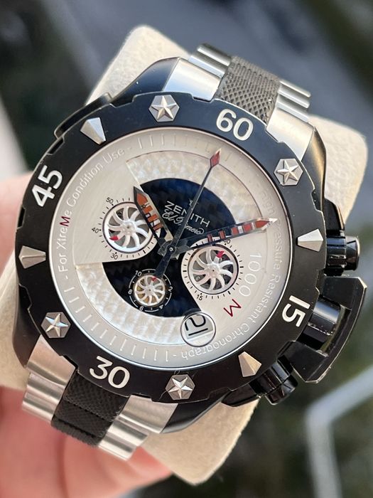 シロ　① Zenith Defy Xtreme Chronograph Diver 1000M Bucuresti Sectorul 1
