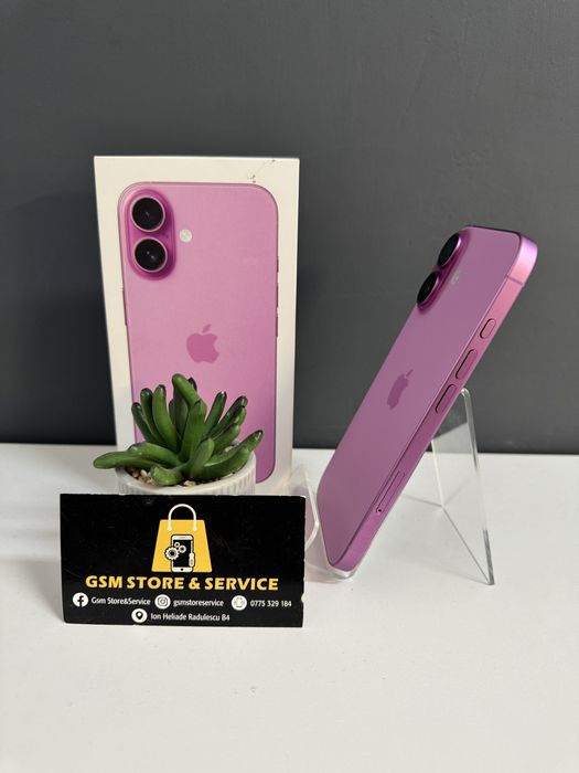 Iphone 16 Pink 128Gb Baterie 100% 2 Ani Garantie Gsm Store&Service