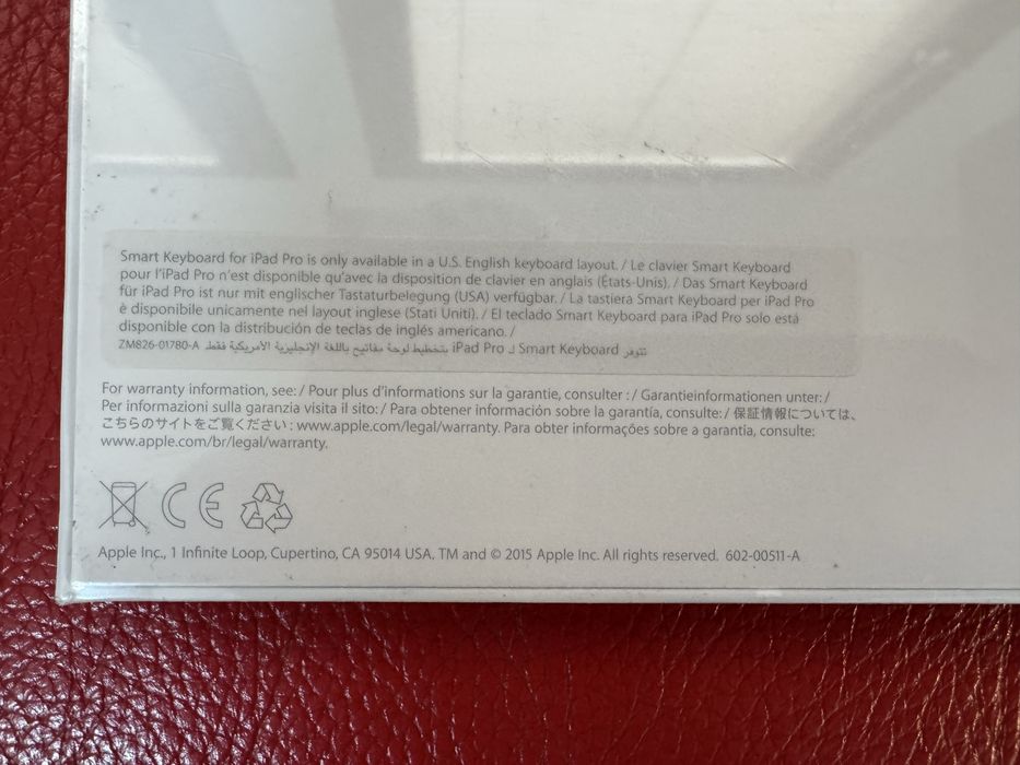 Apple Smart Keyboard за iPad Pro 12.9 (A1636) – нова 2бр