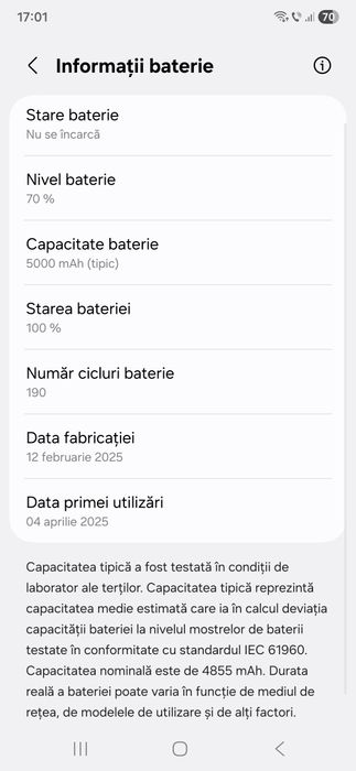 Vand Samsung S25 ultra