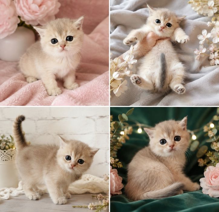 Котята Алматы Шиншиллы , Бикалоры , Вискас ,,мрамор