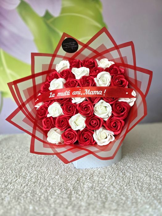 Buchete trandafiri de sapun