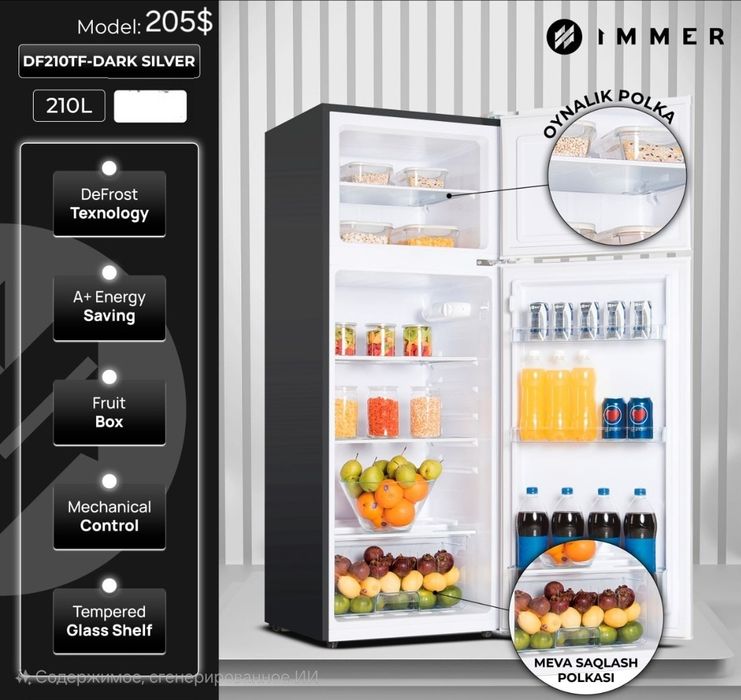 IMMER холодильник 190$