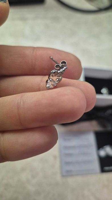 Сребърни обеци Silenti