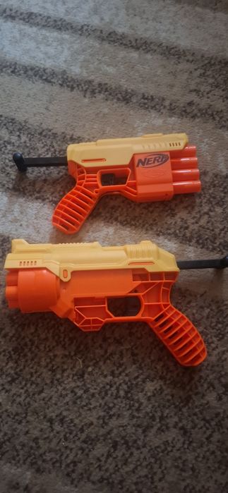 2 pistoale de jucărie  nerf
