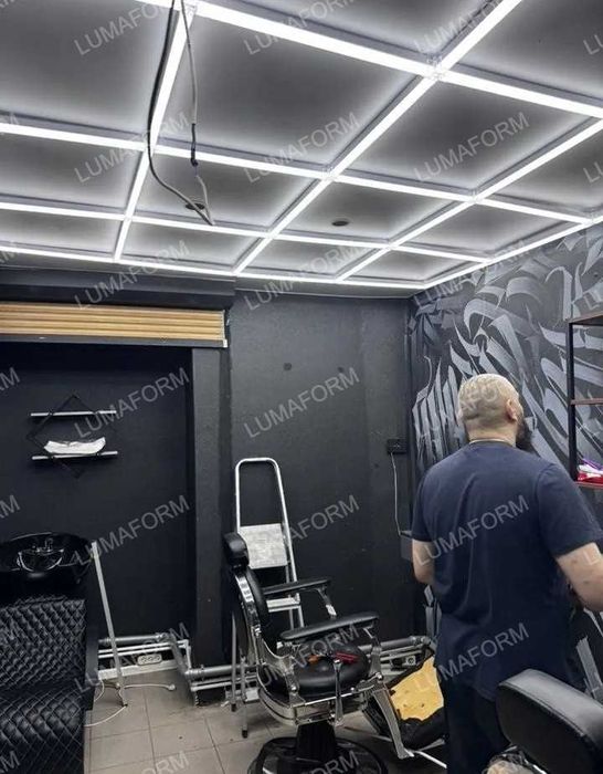 LED yoritish barbershop uchun / LED освещение для барбершопа