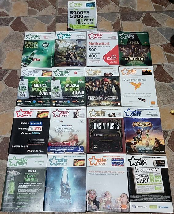 Vând colecție reviste mai multe serii disponibile