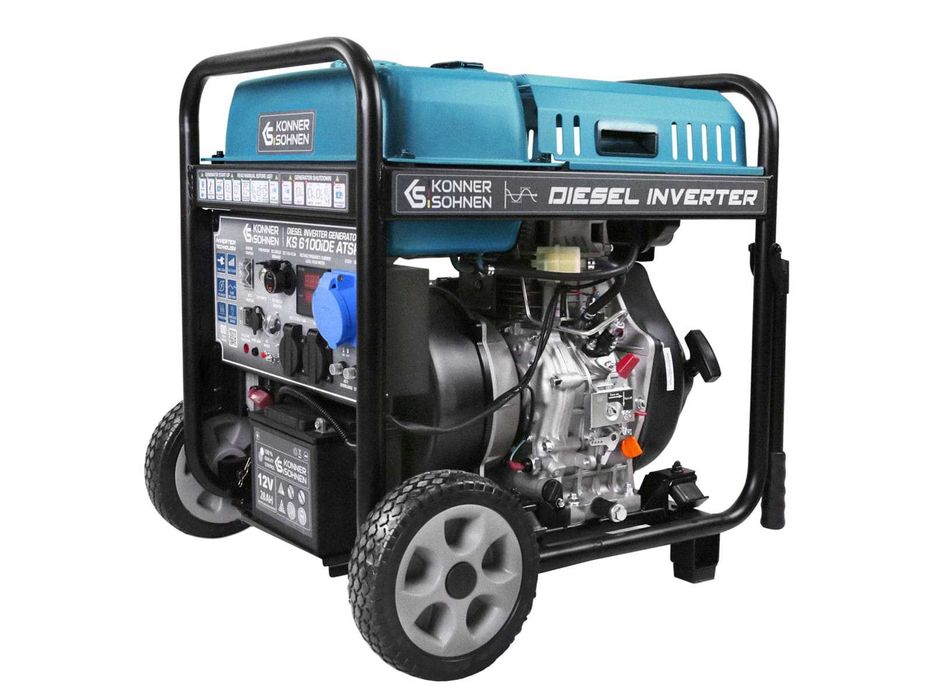 Generator de curent cu inverter DIESEL 5.5kW Konner KS 6100iDЕ ATSR