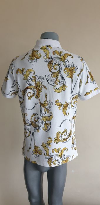 Versace Jeans Couture Slim Pique Cotton Print Barocco S НОВО ОРИГИНАЛ