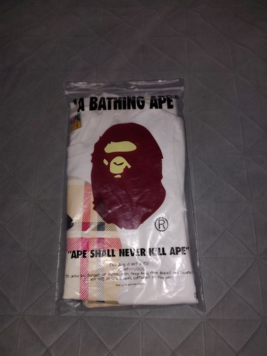 Bape x Burberry T-shirt white