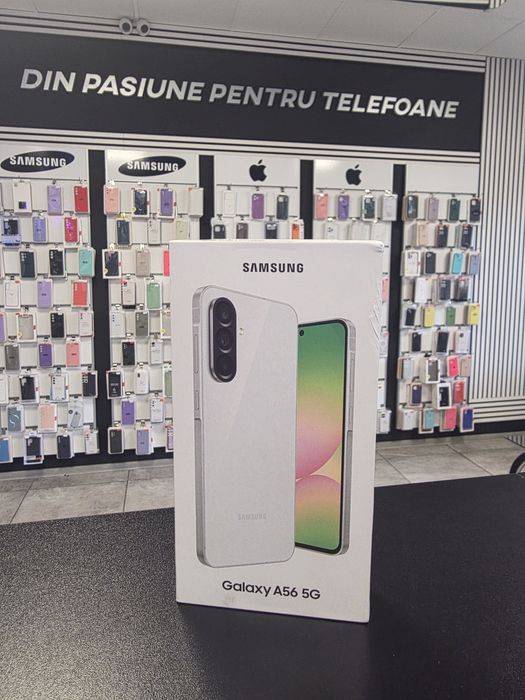 Samsung A56 / sigilat /Lightgray / 128 GB / DeluxGSM