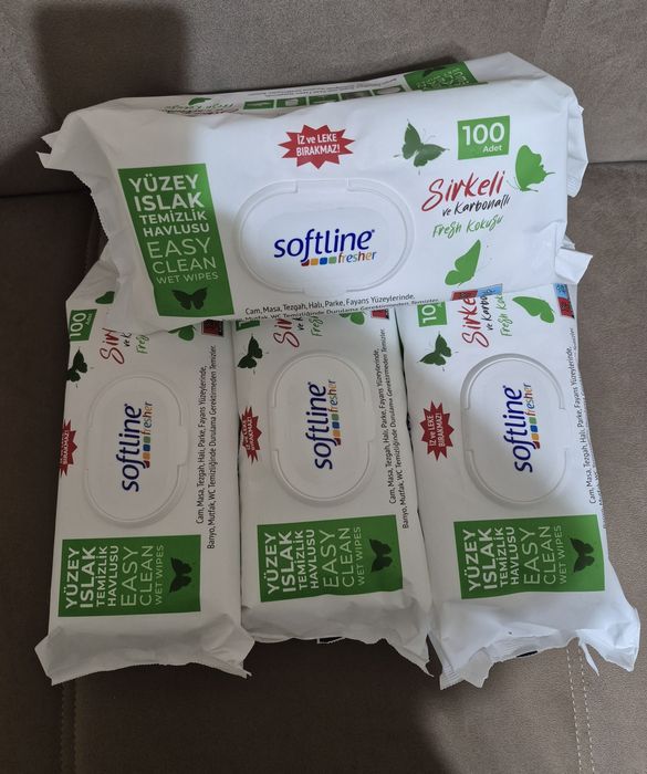 Servetele umede multisuprafete 100 pcs/pachet - 5 pachete