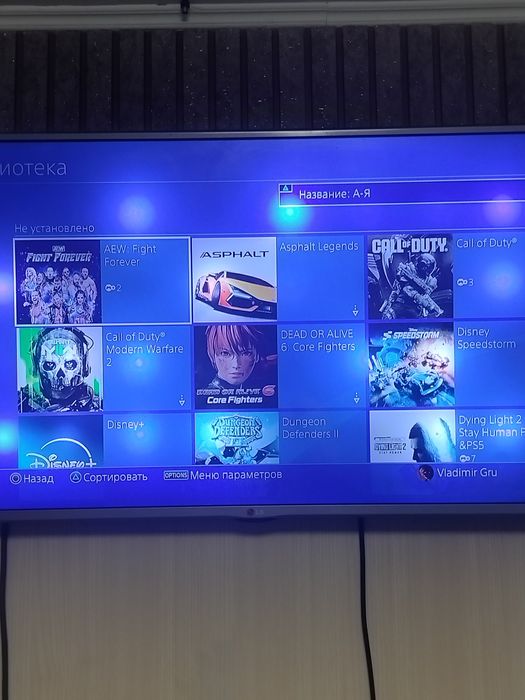 PlayStation 4, не рабочий дисковод, много игр