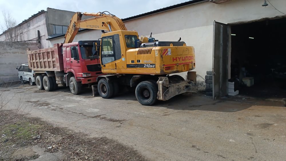 Экскаватор хюндай 210w7 кубовик.