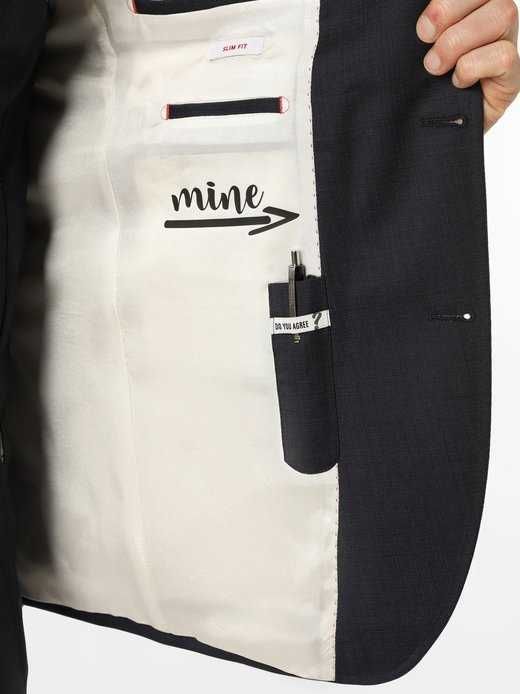 Sacou blazer slim 48 M premium Club Of Gents NOU lana Marzotto fina