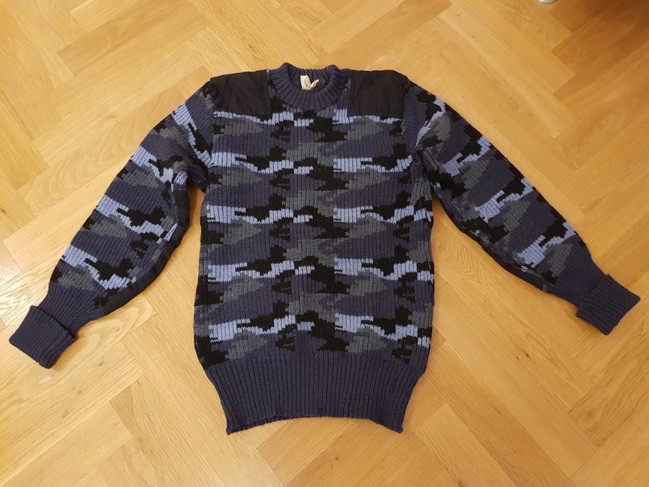 Pulover camuflaj UK lână călduros militar army bluza hanorac