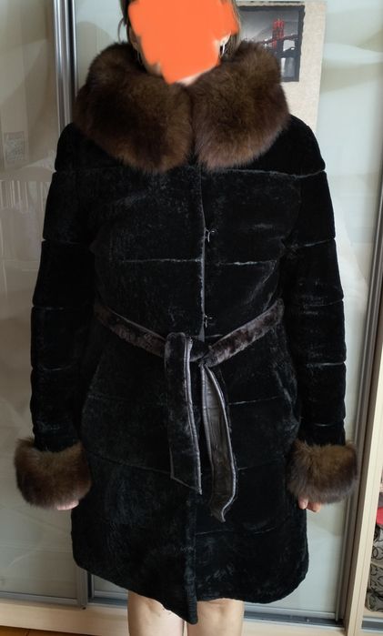 Шуба Мутоновая.Б/У