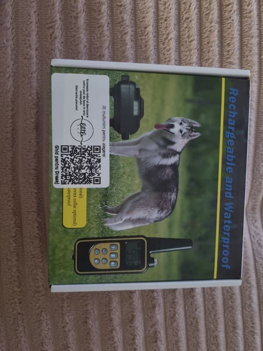 Zgarda electrica profesionala dresaj SIGILAT