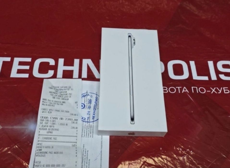 256GB iPhone 17 Air 5G Гаранция Технополис 2027г. Cloud White | Бял
