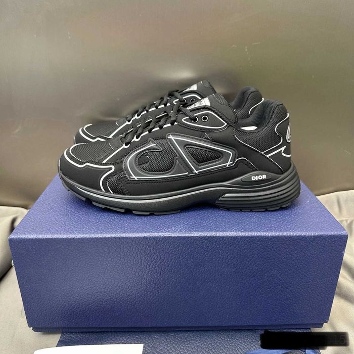 Adidasi Sneakers Tenisi Dior B30 Dama Black Low