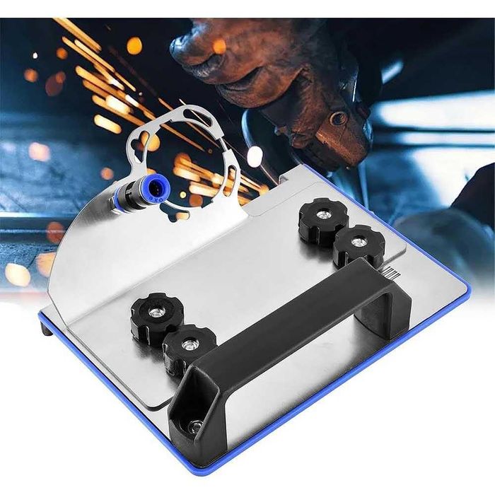 Стойка за ъглошлайф, за водно рязане под ъгъл 45 градуса, 178x139 мм