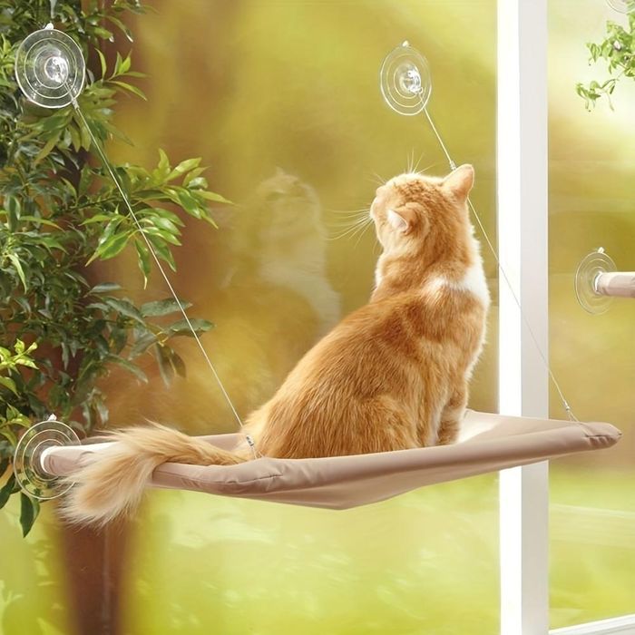 Гамак для кошки подвесной