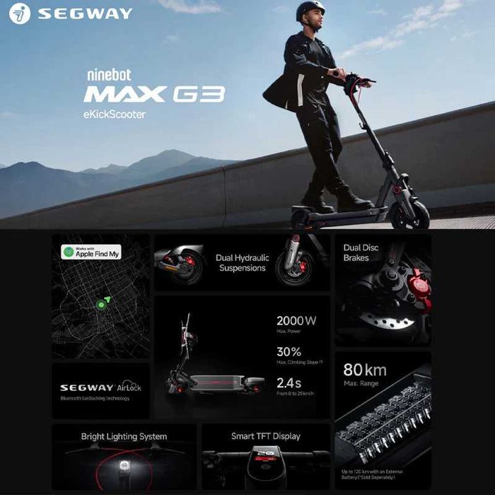 Segway Ninebot Max G3  ElektroSamokat
