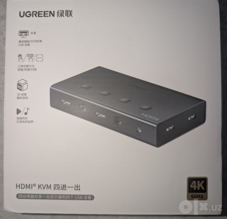 UGREEN HDMI KVM switch box 4k