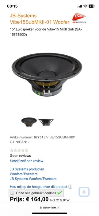 Boxa 15 inch jb-systems