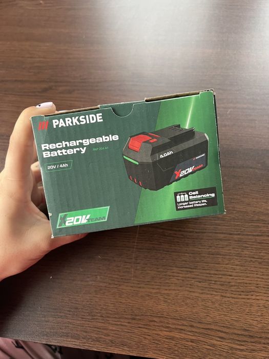 Зарядно и батерия Parkside 4ah, 20 V. 3  години гаранция