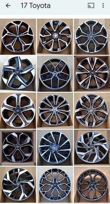 Jante 17 Toyota Corolla Verso Prius RAV4 Auris Avensis Verso Camry C-HR Highlander Mirai Tacoma Verso Jante Noi cu Factura si Garantie‼️autohauss.ro‼️