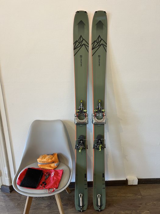 Schiuri Salomon QST 106 181cm + G3 Zed 12 + piei G3 + cuțite noi G3