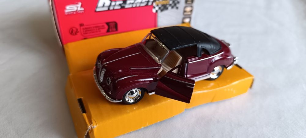 Метална количка двуетажен автобус