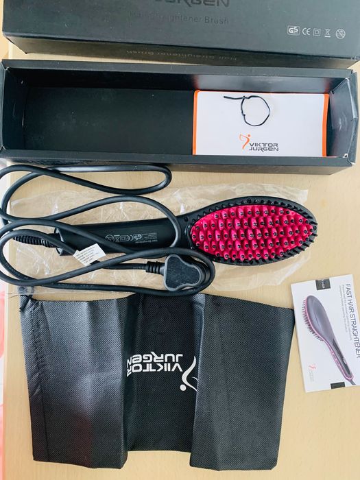 3D керамична четка преса за изправяне на коса Viktor Jurgen