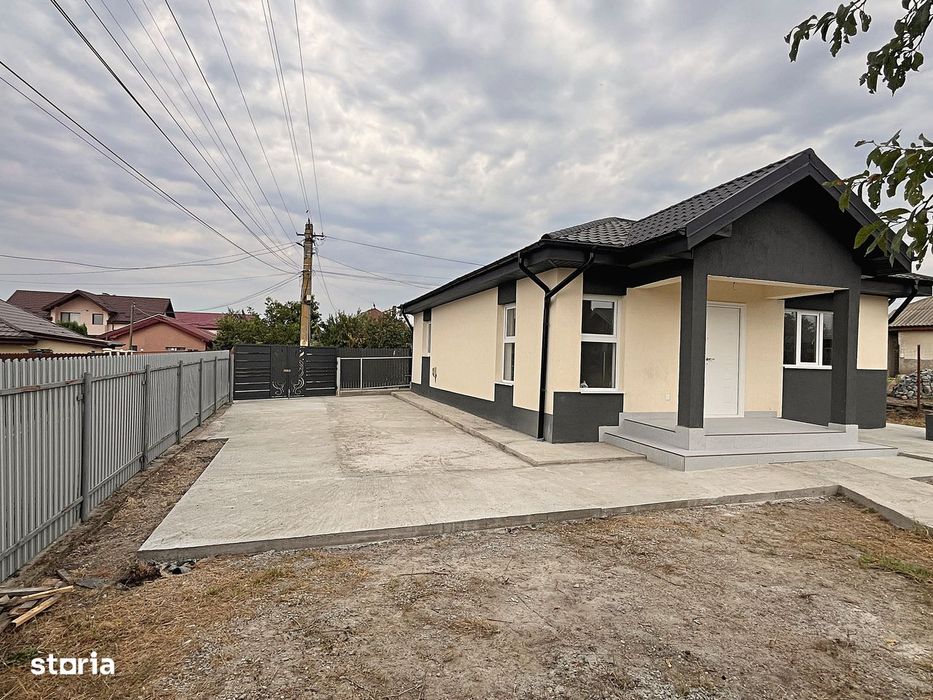 Casă nouă de vânzare în Lețcani – 70 mp, teren aproximativ 600 mp