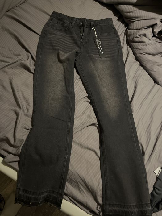 flared jeans black