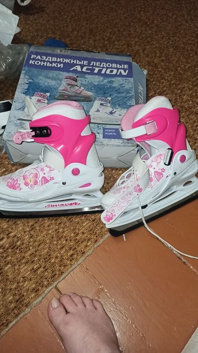 Коньки детские раздвижные на девочку